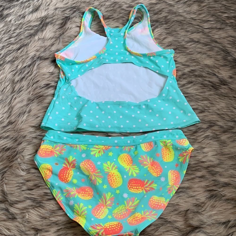 Girl’s Swimsuit Swimwear Tankini Two-piece 12 - Picture 5 of 9